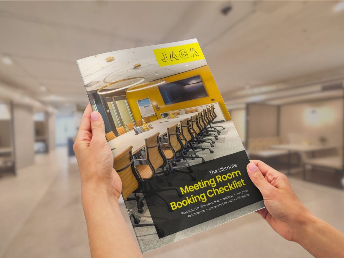 JAGA meeting room booking checklist