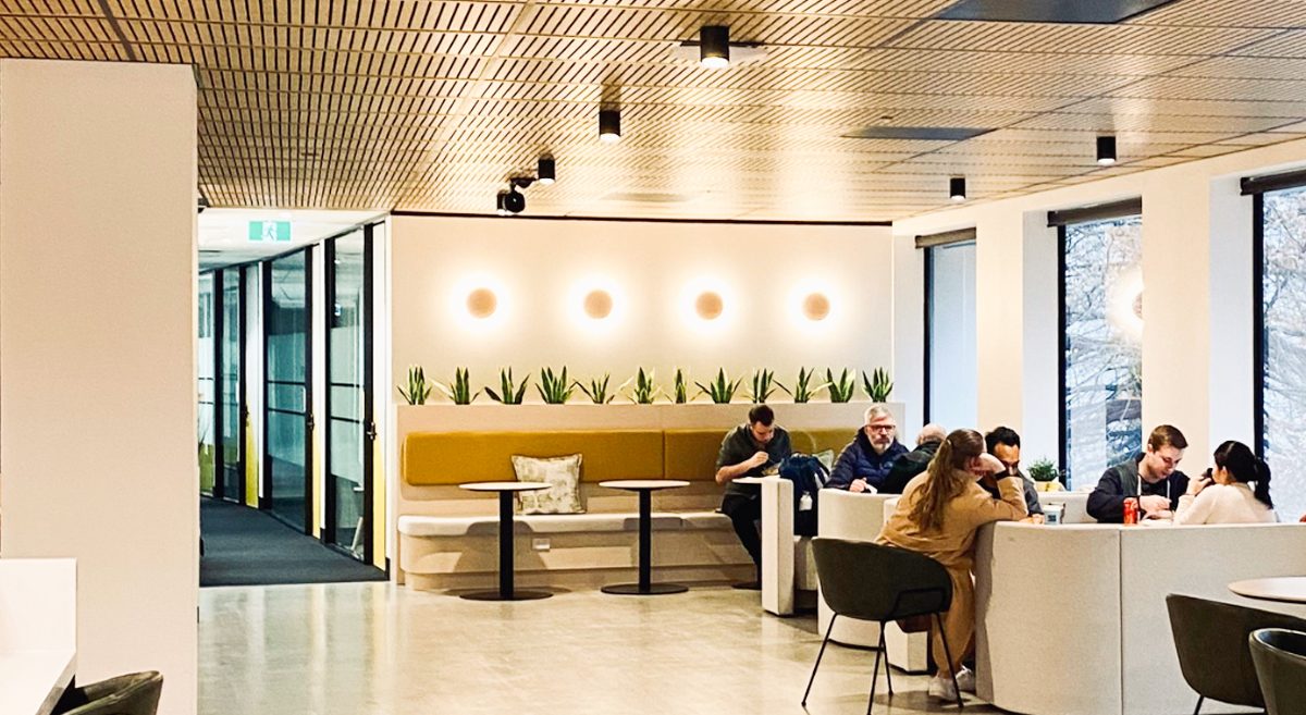 Premium coworking space in Canberra featuring modern workstations, shared desks and collaborative areas at JAGA Workspaces